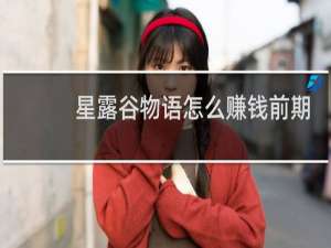 星露谷物语怎么赚钱前期