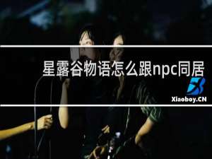 星露谷物语怎么跟npc同居