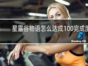 星露谷物语怎么达成100完成度