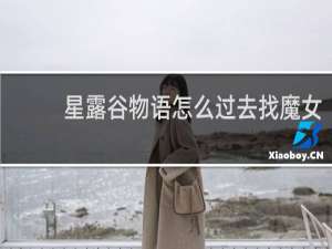 星露谷物语怎么过去找魔女