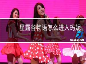 星露谷物语怎么进入玛妮