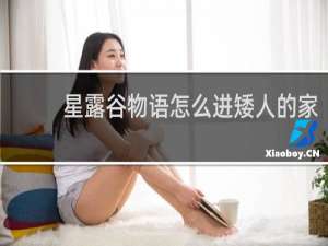 星露谷物语怎么进矮人的家