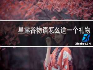 星露谷物语怎么送一个礼物