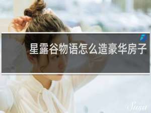 星露谷物语怎么造豪华房子