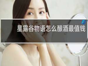 星露谷物语怎么酿酒最值钱