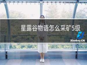 星露谷物语怎么采矿5级