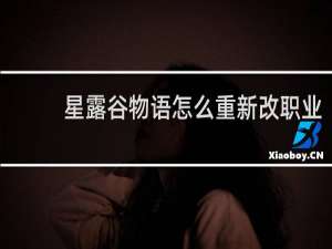 星露谷物语怎么重新改职业