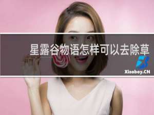 星露谷物语怎样可以去除草
