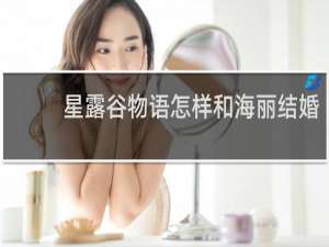 星露谷物语怎样和海丽结婚