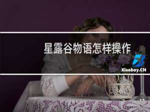 星露谷物语怎样操作