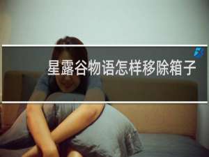 星露谷物语怎样移除箱子