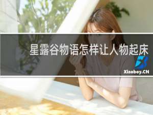 星露谷物语怎样让人物起床