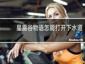 星露谷物语怎能打开下水道