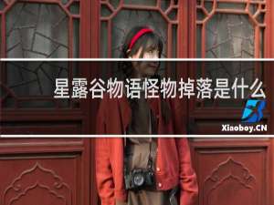 星露谷物语怪物掉落是什么