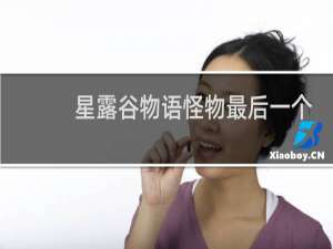 星露谷物语怪物最后一个