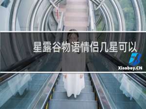 星露谷物语情侣几星可以