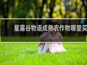 星露谷物语成熟农作物哪里买