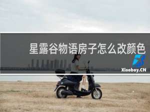 星露谷物语房子怎么改颜色