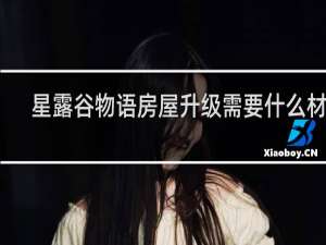 星露谷物语房屋升级需要什么材料