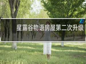 星露谷物语房屋第二次升级