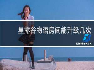星露谷物语房间能升级几次