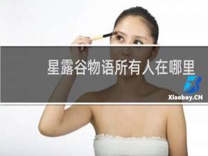 星露谷物语所有人在哪里