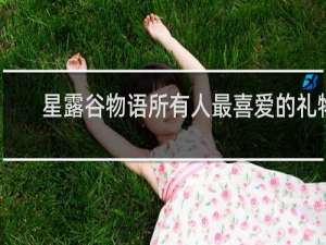 星露谷物语所有人最喜爱的礼物