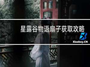 星露谷物语扇子获取攻略