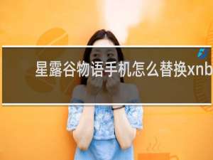 星露谷物语手机怎么替换xnb