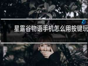 星露谷物语手机怎么用按键玩