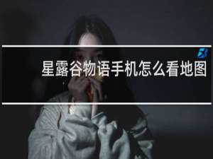 星露谷物语手机怎么看地图
