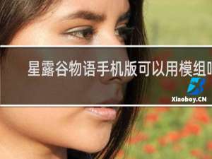星露谷物语手机版可以用模组吗