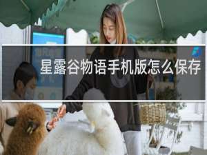 星露谷物语手机版怎么保存