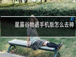 星露谷物语手机版怎么去神