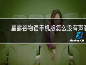 星露谷物语手机版怎么没有声音