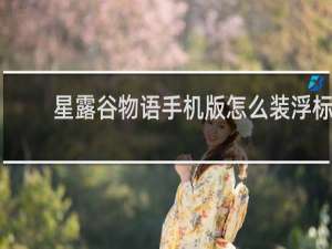 星露谷物语手机版怎么装浮标