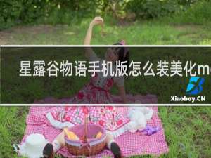 星露谷物语手机版怎么装美化mod
