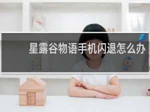 星露谷物语手机闪退怎么办