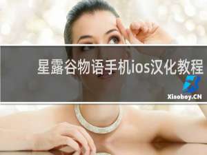 星露谷物语手机ios汉化教程