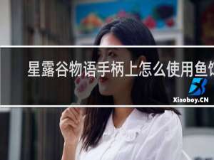 星露谷物语手柄上怎么使用鱼饵