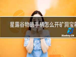 星露谷物语手柄怎么开矿洞宝箱