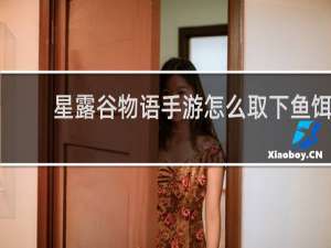 星露谷物语手游怎么取下鱼饵