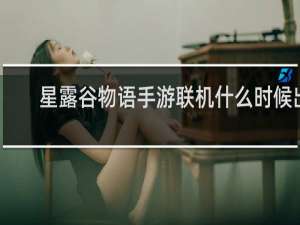 星露谷物语手游联机什么时候出