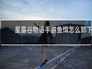 星露谷物语手游鱼饵怎么卸下
