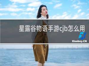 星露谷物语手游cjb怎么用
