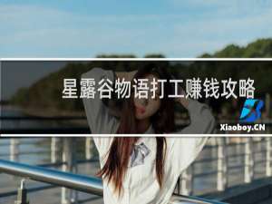 星露谷物语打工赚钱攻略