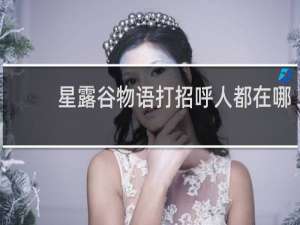 星露谷物语打招呼人都在哪