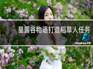 星露谷物语打造稻草人任务