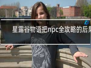 星露谷物语把npc全攻略的后果