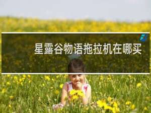 星露谷物语拖拉机在哪买